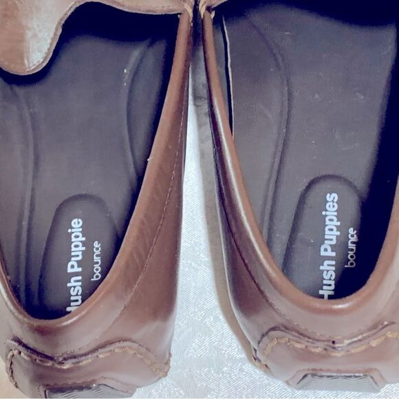 Mens Hush Puppies Bounce Driving Loafers Comfort Shoes Brown 11.5 Gorgeous - Picture 6 of 8